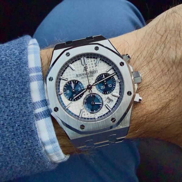 Audemars_piguet Royal Oak blue Chronograph