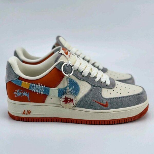 NIK_E AIR FORCE 1 LOW 07 X STUSSY ORANGE FIX