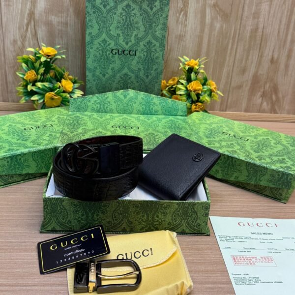 GUCCI_2_Buckle_Belt_&_wallet_Combo_C452