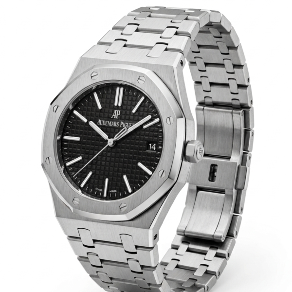 Audemar_s Piguet Royal Oak Quartz Silver-Black