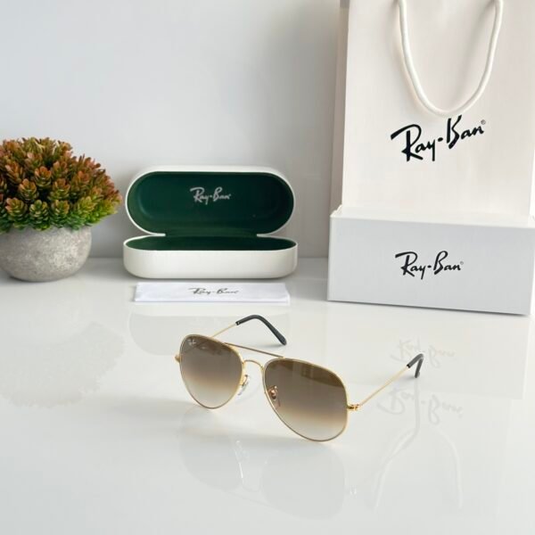 RB Aviator Gold Brown DC