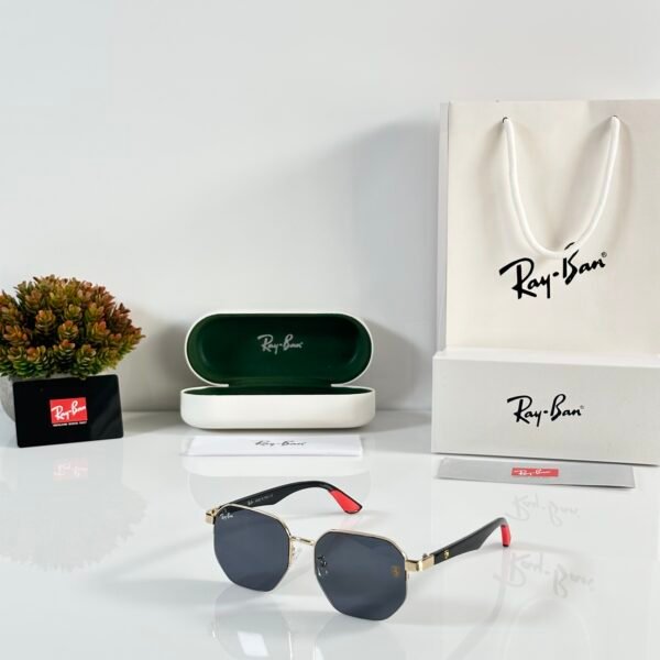 Rayban 07 Gold Black
