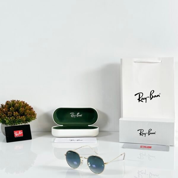Rayban 3447 Gold Blue (GLASS)