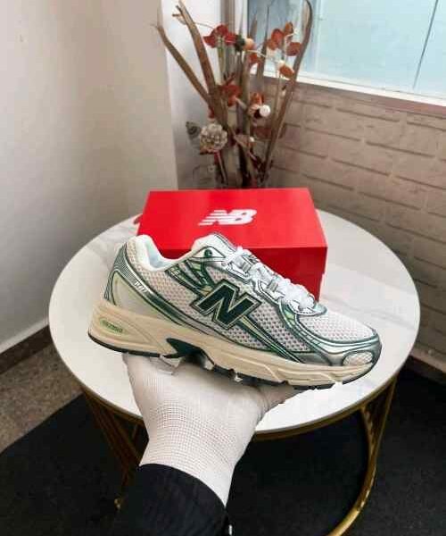 New balancee 740 Trainers White Marsh Green