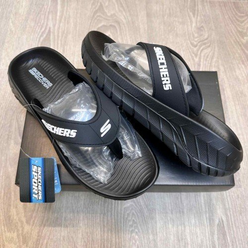 Skechers Go Recover Premium Brown White Simplex