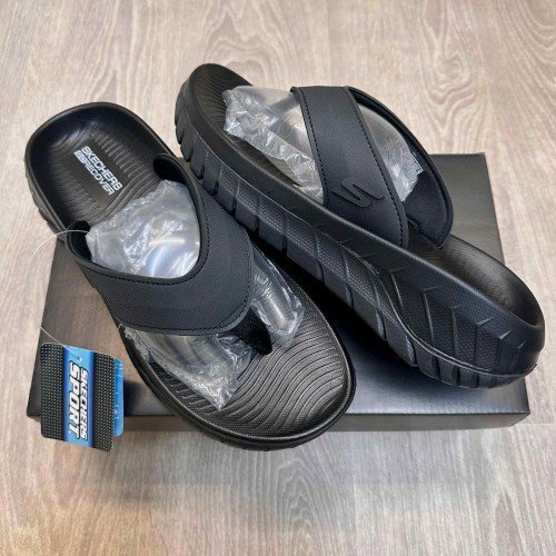 Skechers Go Recover Premium All Black Simplex