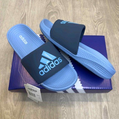 Adidas Hyper Boost Premium Blue Slides