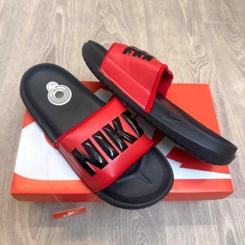 Nike Offcourt Classic Premium Red Black Flip Flop