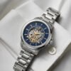 Maserat_i Successo Skeleton automatic Silver-blue-gold