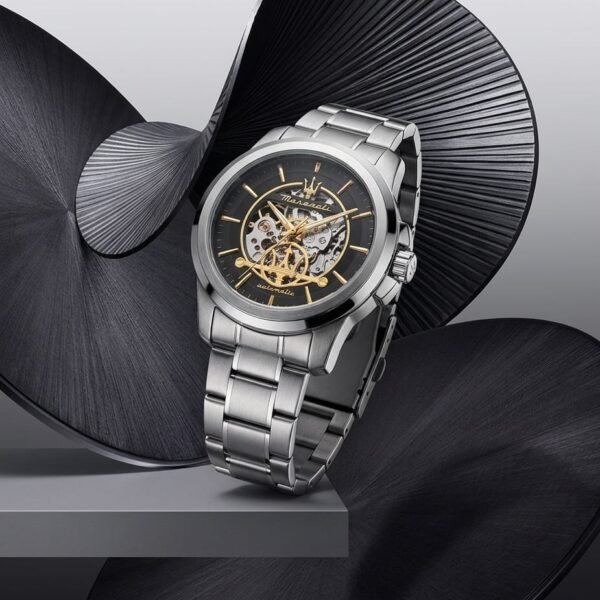 Maserat_i Successo Skeleton automatic Silver-black-gold