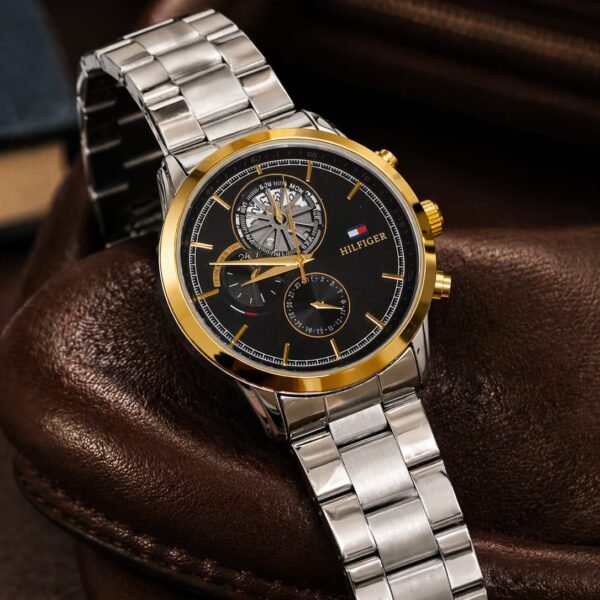 Tommy Hilfige_Quartz Multifunction golden - black
