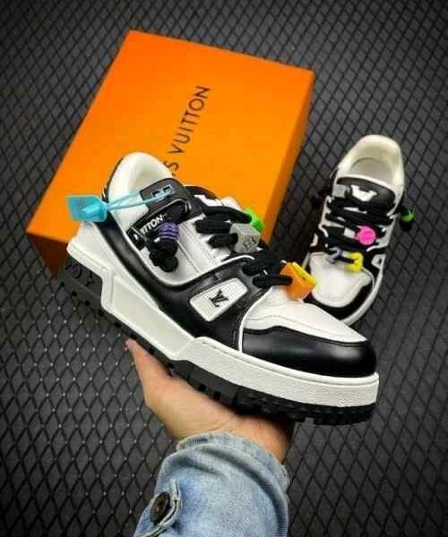 Louiss Vuittonn TRAINER Maxi BLACK WHITE