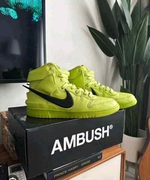 nikee ambush dunk high volt green