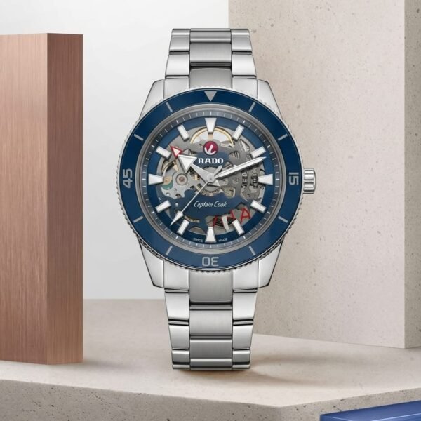 Radd_o Captain Cook HighTech Automatic Silver-Blue