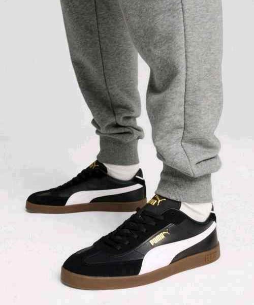 Pumaa club era black white for men