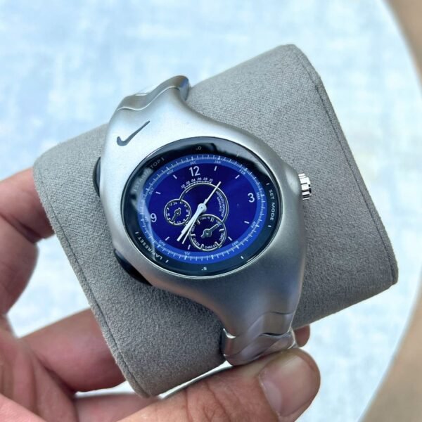 Nikk_e Triax Armored Chronograph Silver Blue