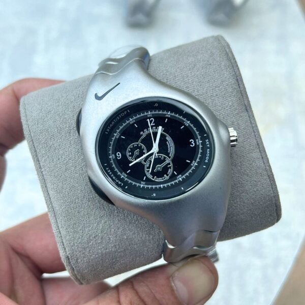 Nik_e Triax Armored Chronograph Silver-FullBlack