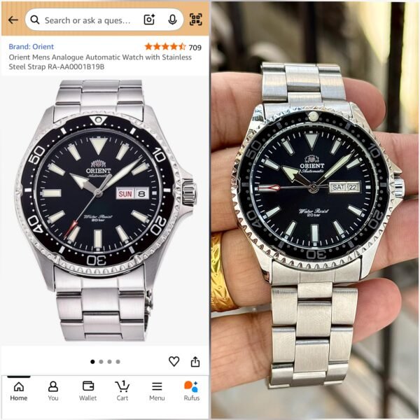 Orien_t Kamasu Mako RA-AA0004E Automatic silver -black