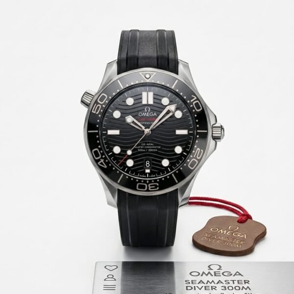 Omegg_a Seamaster Diver 300M Automatic Black-Silver-Black