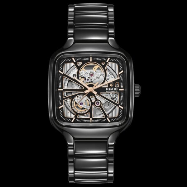 Rad_o True Square Automatic Ceramic Black-Copper
