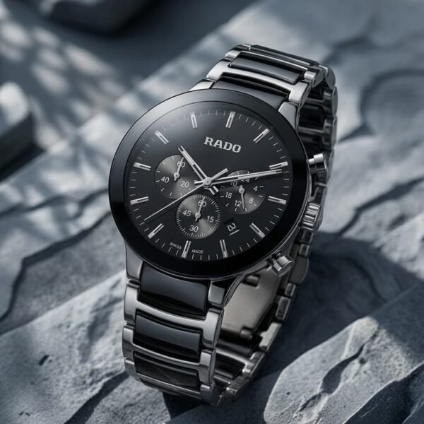 Radd_o centrix chronograph Black silver