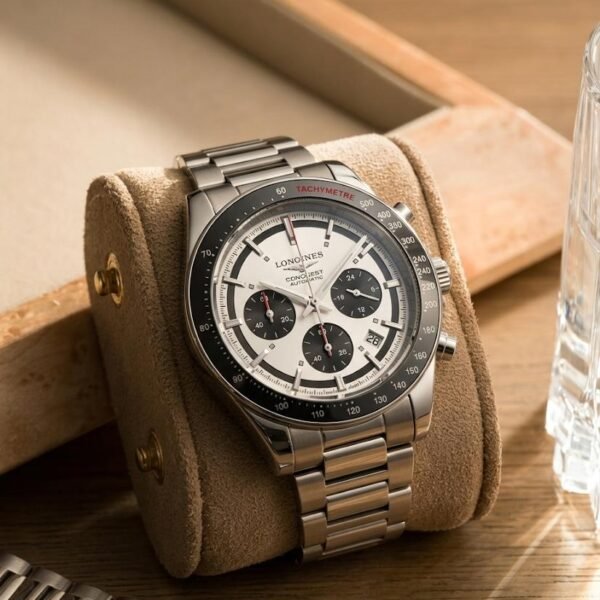 Longinee_s Conquest Chronograph Black