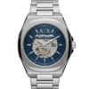 Armann_i Exchange Ax2418 Hampton Automatic Silver Bluen