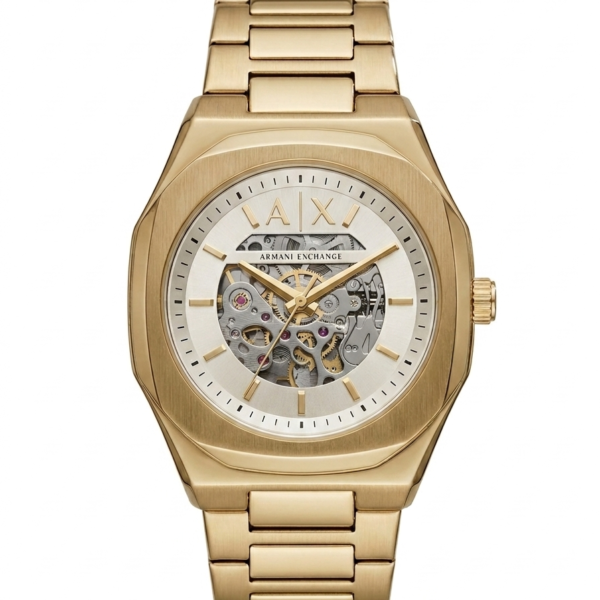 Armann_i Exchange Ax2418 Hampton Automatic gold white