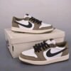 AIR JORDAN 1 RETRO LOW OG MEDIUM OLIVEBLACK-SUMMIT WHITE-SAIL