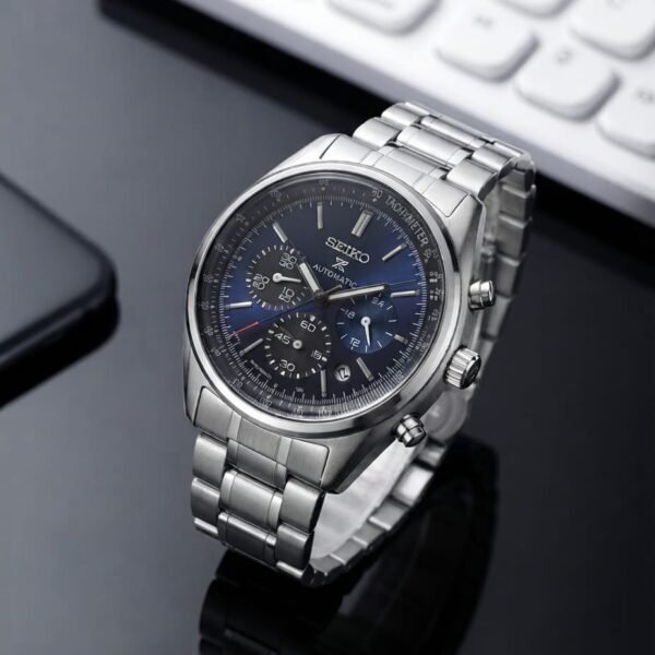 Seiko Prospex Chronograph Silver-Blue