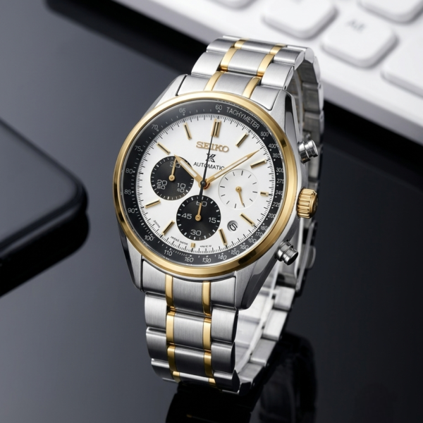 Seiko Prospex Chronograph 2 ton Silver-White