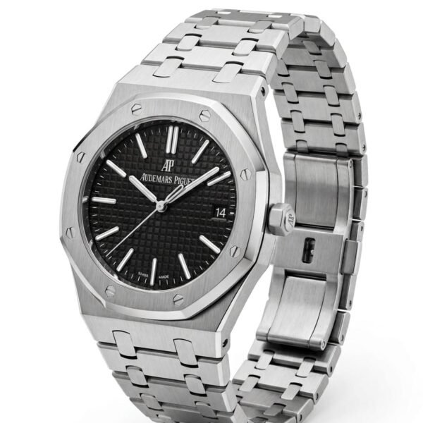 Audemaar_s Piguet Royal Oak Quartz Silver-Black