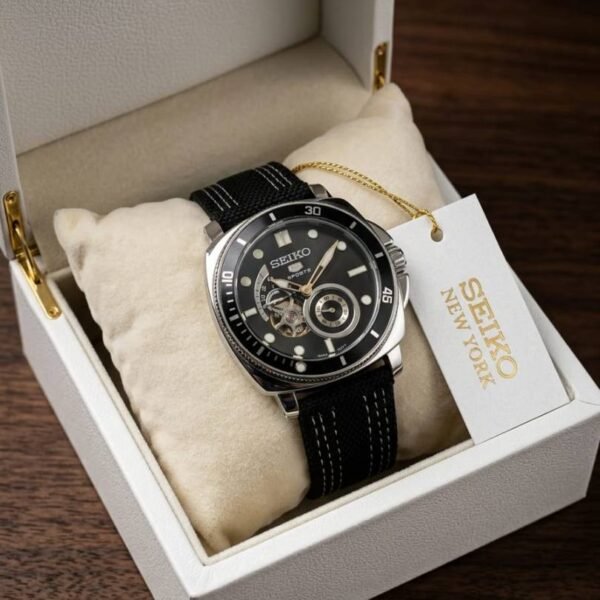 Seiko 5 Sprots Automatic black