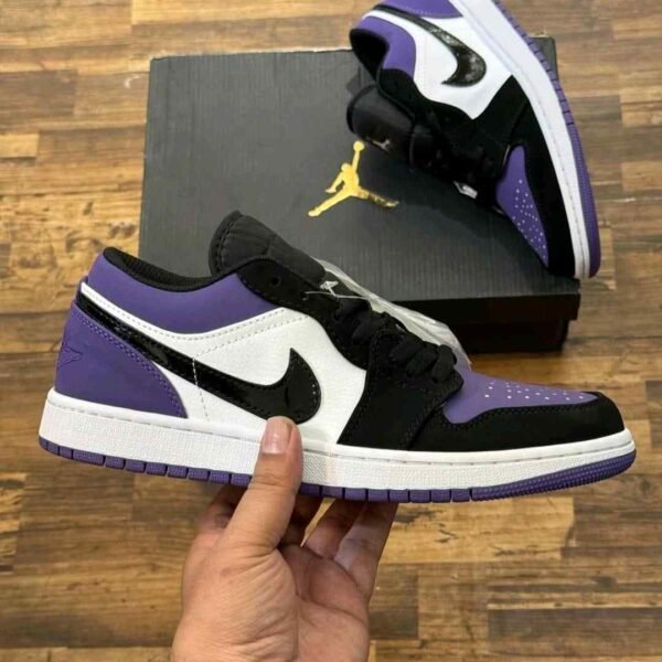 nikkee jordan RETRO 1 low COURT PURPLE