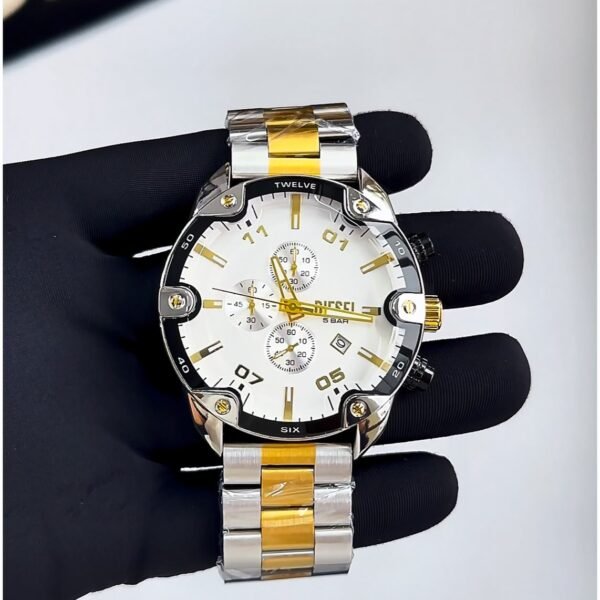 Diesee_l Spiked 2 ton gold white