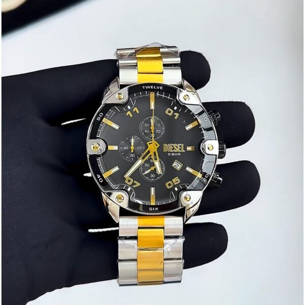 Diesee_l Spiked 2 ton gold black