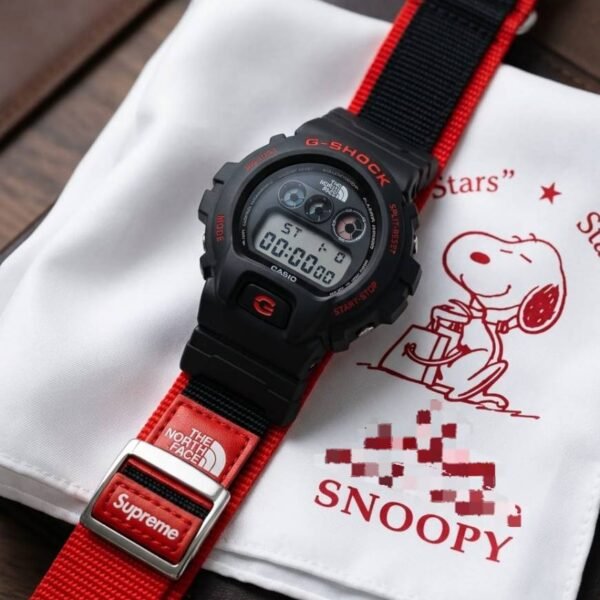 Casio G-Shock x Supreme x Special Edition black and red