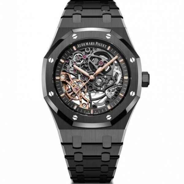 Audemars piguee_tRoyal Oak Skeleton Automatic Blacke