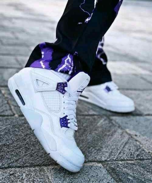 nikkee JORDAN RETRO 4 METALLIC PURPLE
