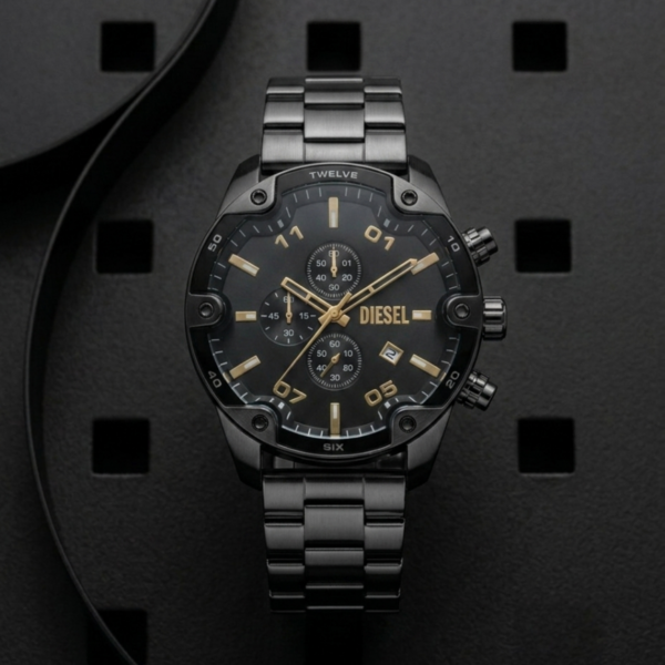 Diesee_l Spiked black gold