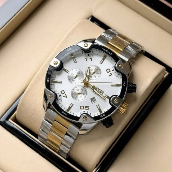 Diesee_l Spiked 2 ton gold white