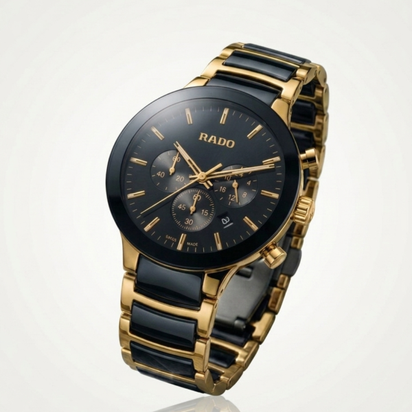 Radd_o centrix chronograph 2 ton Black Gold