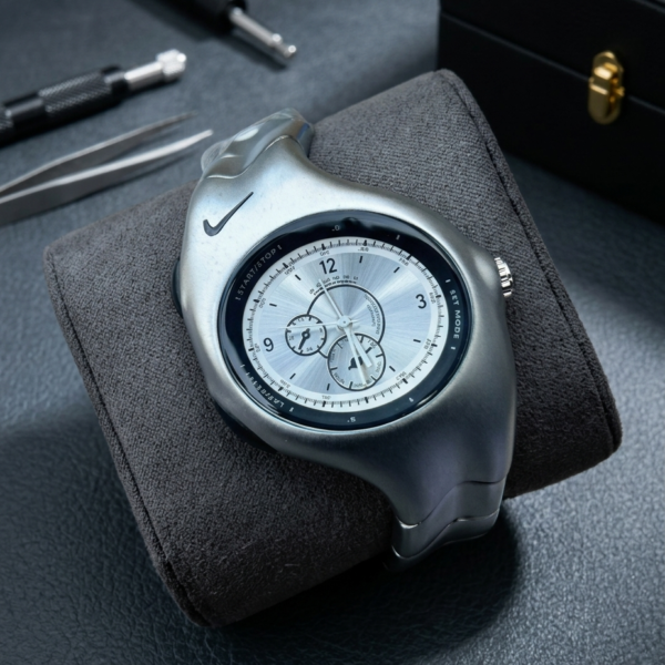 Nikk_e Triax Armored Chronograph Silver White