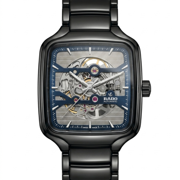 Radd_o True Square Automatic Ceramic Black-blue