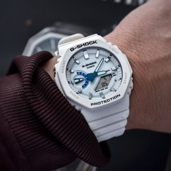 Casio G- Shock GA-2100HDS-7A white