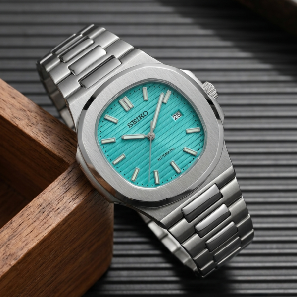 Seiko Nautilus Mod silver tiffny