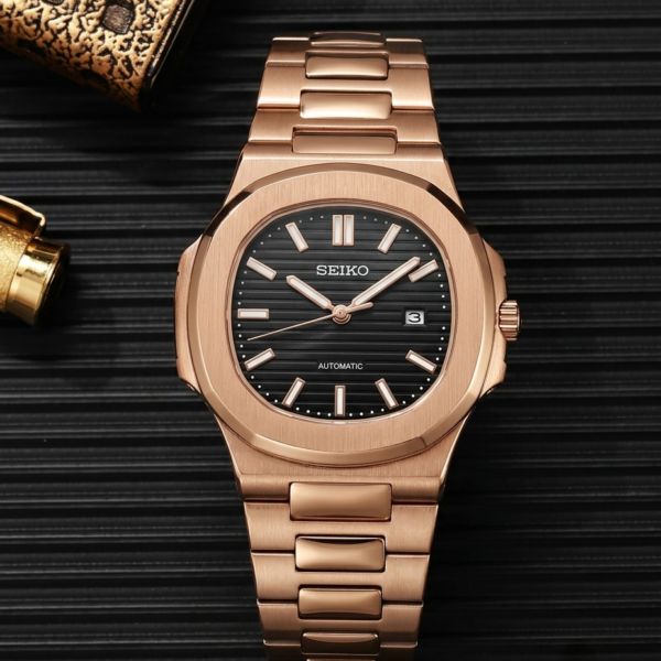 Seiko Nautilus Mod copper black
