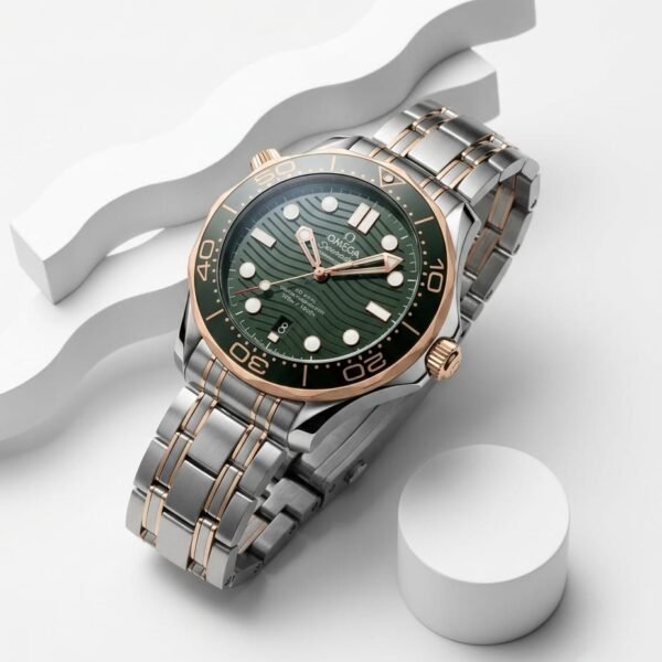 Omegg_a Seamaster Diver 300M Automatic 2Ton-Copper-green