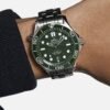 Omegg_a Seamaster Diver 300M Automatic Silver-Green