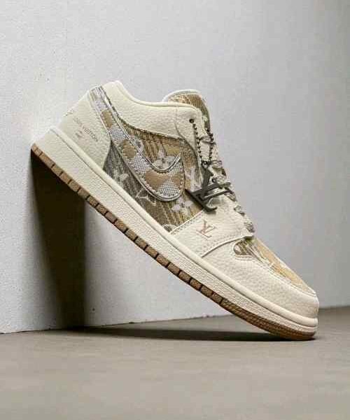 Nikkee Air jordan 1 low X Louiisss Vuittonn Mercy